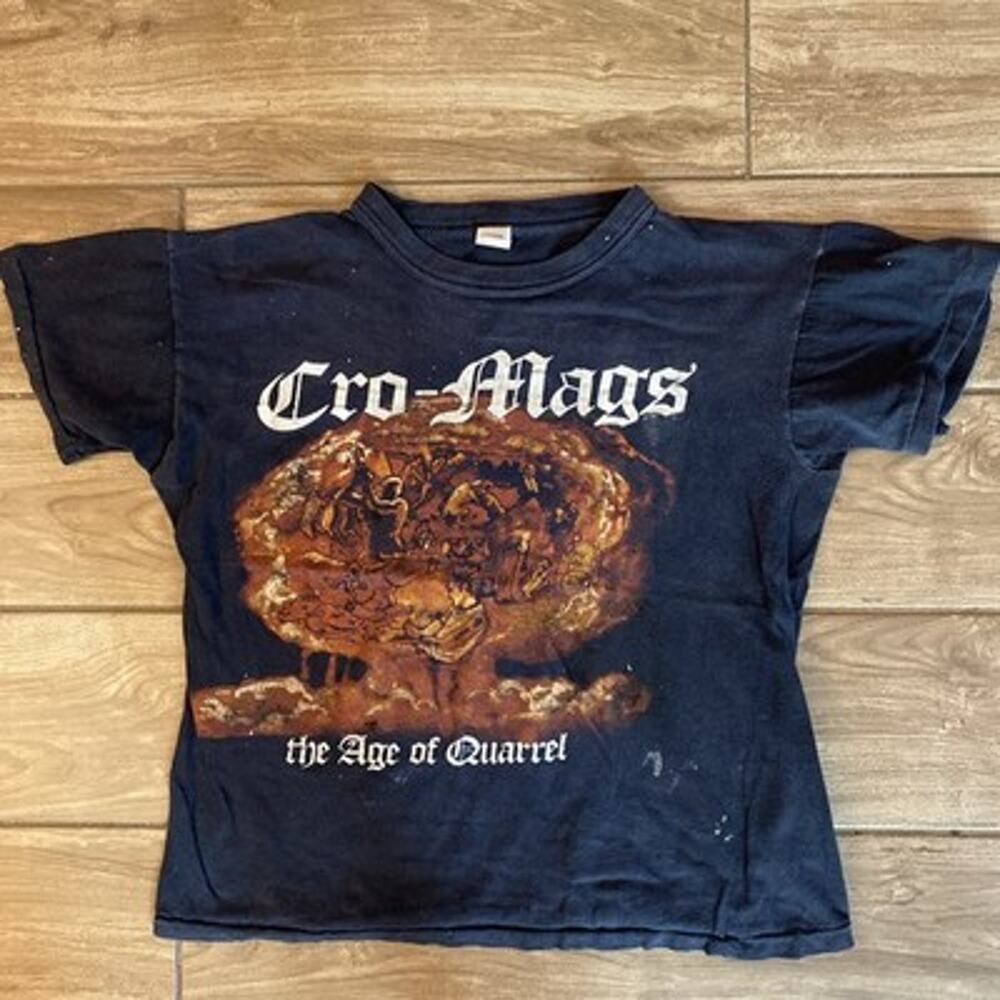 Vintage 90's Cro Mags Age of Quarrel T-Shirt Women’s Size Medium